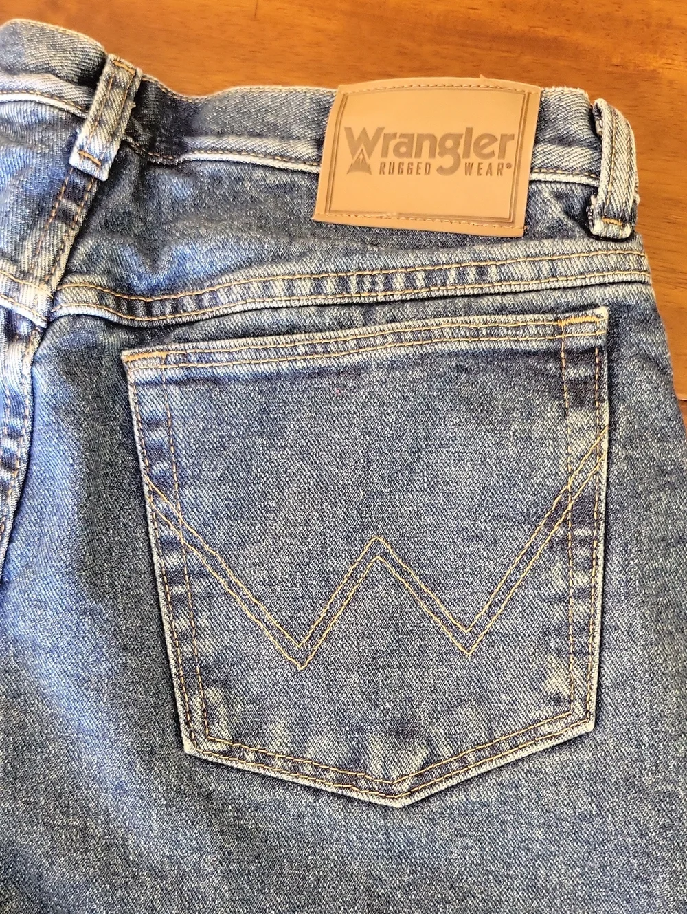 Wrangler Rugged Wear Thermal Jeans, Size 32x30